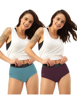 FREECULTR - Womens Antibacterial Micromodal Airsoft Boxer Brief Multi-Color (Pack of 2)
