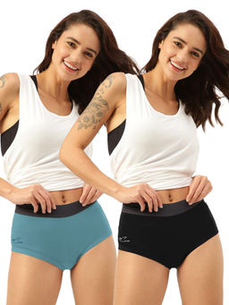 FREECULTR - Womens Antibacterial Micromodal Airsoft Boxer Brief Multi-Color (Pack of 2)