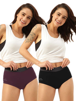 FREECULTR - Womens Antibacterial Micromodal Airsoft Boxer Brief Multi-Color (Pack of 2)
