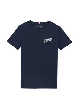 Tommy Hilfiger - Boys Navy Blue Regular Fit T-Shirt