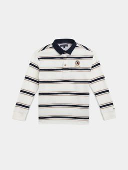 Tommy Hilfiger - Boys Navy Blue Regular Fit Polo T-Shirt