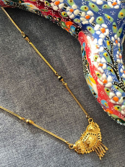 Digital Dress Room - Long Mangalsutra Vati Pendant Design