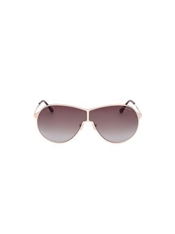 Tom Ford Eyewear - Brown Metal Full Rim Unisex Sunglasses (Ft1174 71 28K) (71)