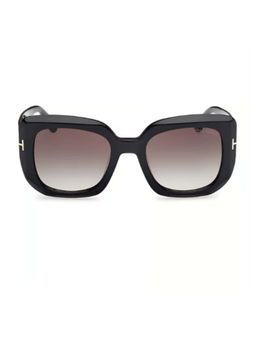 Tom Ford Eyewear - Grey Acetate Full Rim Women Sunglasses (Ft1220 52 01B) (52)