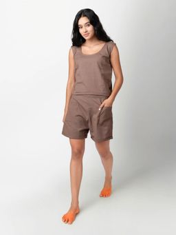 phuhar's - Dora-Brown-Shorts