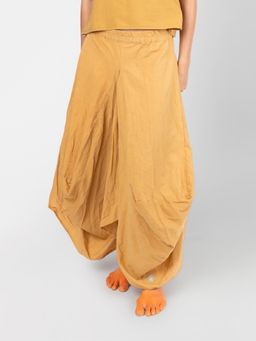 phuhar's - Hary - Mustard Draped Harem Skirt