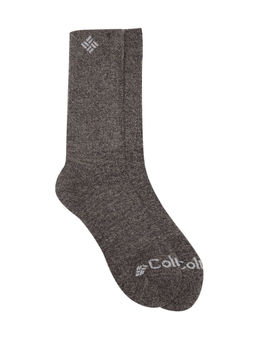 Columbia - Unisex Grey Color Blended Fabric Socks (Pack of 2)