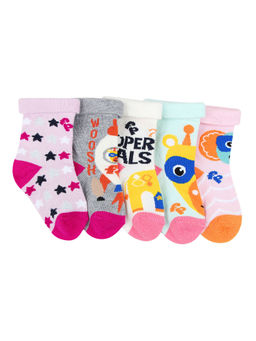 Bonjour - Fisher Price Socks for New born (Pack of 5)