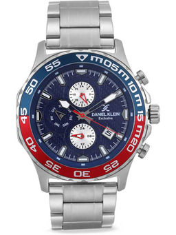 Daniel Klein - Analog Blue Dial Men's Watch-DK.1.12472-2