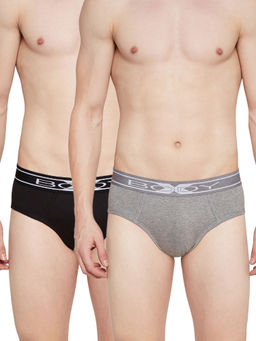 BODYX - Men's Multi-Color BODYX Solid Color Men's Briefs By Body Care (Pack of 2)