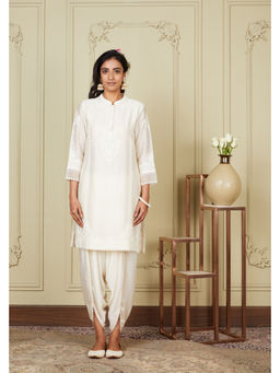 Sheetal Batra - Ayanna - Daisy Ivory Short Kurta with Dhoti