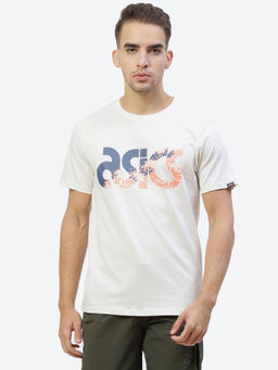 ASICS - M Japanese Graphic Ss Off White Men Gym & Training T-shirts