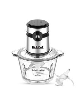 Inalsa - Electric Chopper Bulletinox Digi-500Watts
