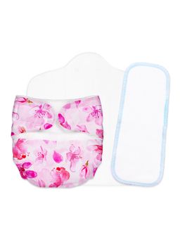 Superbottoms - Newborn UNO Reusable Cloth Diaper (0-3 Months) - Cherry Blossom