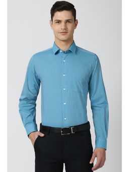 Peter England - Men Blue Slim Fit Formal Shirt