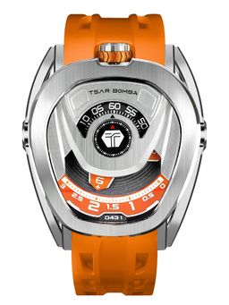 Tsar Bomba - Silver Reactor Luxury Sport Automatic Multi Layer Dial Watch-Tb8213A-01.1_2Set (Medium)