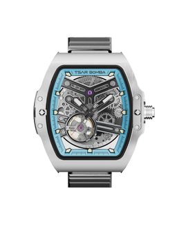 Tsar Bomba - Silver Atomic Automatic Interchangeable Strap Watch Set - Tb8218.1_2Fkm-02Pk/L (Medium)