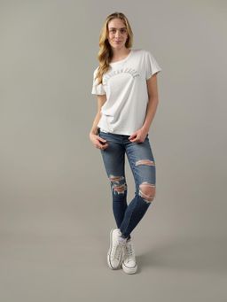 American Eagle - Ae Classic White T-Shirt