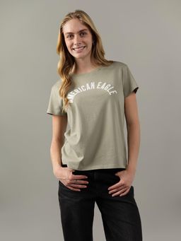 American Eagle - Ae Classic Olive T-Shirt
