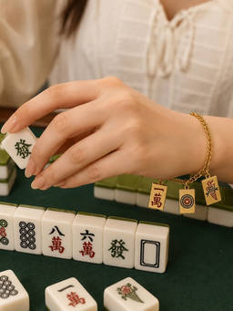 House of Pehr - Gold Plated Mahjong Bracelet