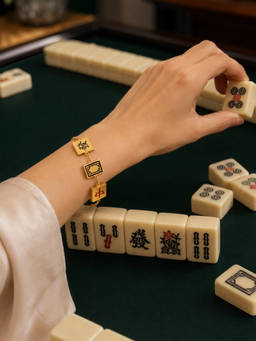 House of Pehr - Gold Plated Mahjong Bracelet