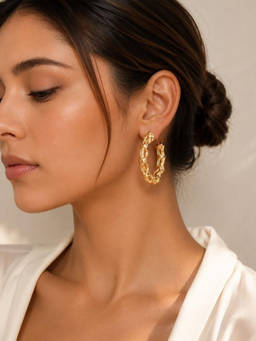 House of Pehr - Timeless Gold Plated Hoops