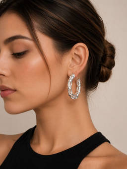 House of Pehr - Timeless Silver Plated Hoops