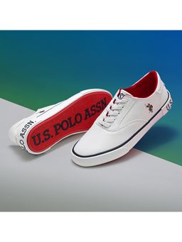 U.S. POLO ASSN. - Women White Parker 2.0 Round Toe Casual Sneakers