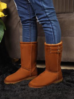 Carlton London - Women Tan Tall Casual Boots