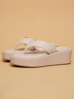 ERIDANI - Christina Off White Wedges