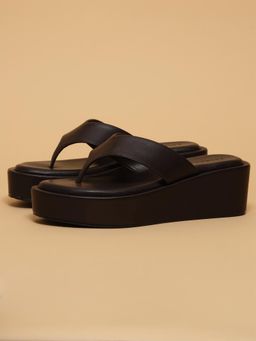 ERIDANI - Christina Brown Wedges