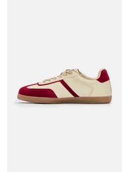 Snitch - Vino Colorblock Beige Sneakers