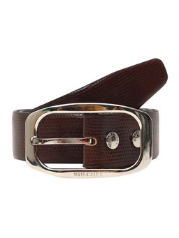 Bulchee - Premium Mens Genuine Leather Belt Casual Jeans Brown Bisg2102B