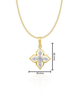 Maiora Diamonds - Daffodil 14K Gold Pendant | Lab Grown Diamonds | Yellow