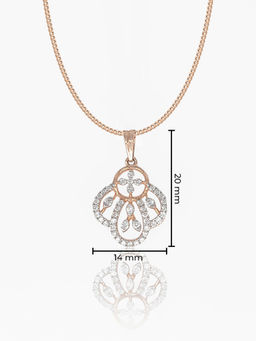 Maiora Diamonds - Floriferous 14K Gold Pendant | Lab Grown Diamonds | White Gold