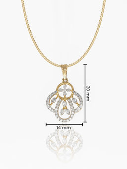 Maiora Diamonds - Floriferous 14K Gold Pendant | Lab Grown Diamonds | Rose Gold