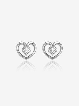 Maiora Diamonds - Interlaced 18K Gold Stud Earrings | Lab Grown Diamonds | White Gold