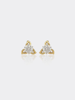 Maiora Diamonds - 1 Carat | 18K Gold VS Diamond Earrings | Lab Grown Diamonds | Yellow Gold