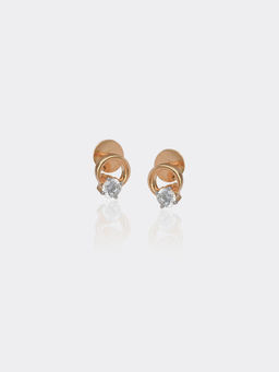 Maiora Diamonds - 0.50 Carat | 14K Gold VS Diamond Earrings | Lab Grown Diamonds | Rose Gold