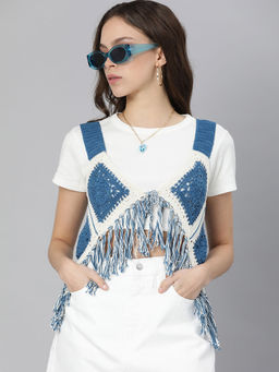 Magic Needles - Granny Square Top - Black