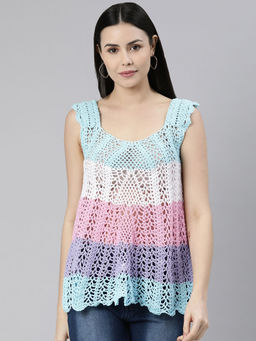 Magic Needles - Summer Crochet Top - Multi Color
