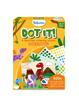 Skillmatics - Dot it No Mess Sticker Art, for Kids Ages 3 to 7 Dinosaur Themed Pictures