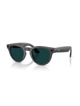 Ray-Ban Meta - Ray-Ban | Meta Headliner Unisex Shiny Asteroid Grey Frame Transitions Green Lens - 0RW40136702CE50