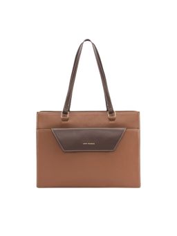Lino Perros - Monroe Sophisticated Tan Tote Bag