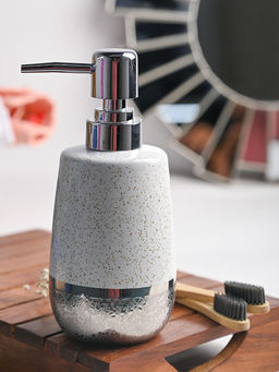 Voncasa - Dotted Style Soap Dispenser for Bathroom 350ml