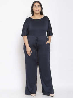 IKI CHIC - Plus Size Wide Leg Jumpsuit