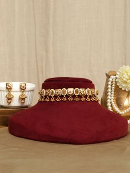 Beryachi - Charita Gold Heritage Necklace and Earrings