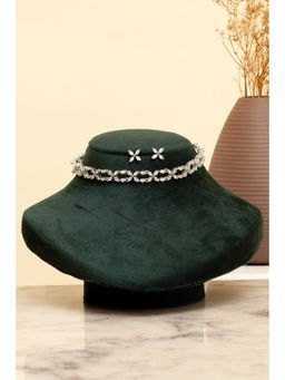 Beryachi - Elara Love Diamante Necklace and Earrings