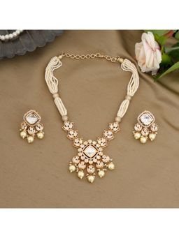 Beryachi - Ira Pearls Necklace and Earrings