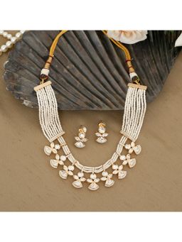 Beryachi - Vaidehi Pearls Necklace and Earrings